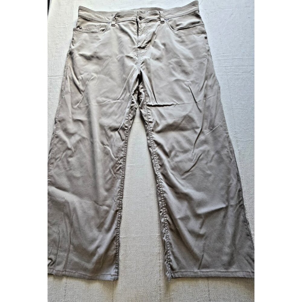 prAna Brion Pants Men’s 42x32 Khaki | Slim Fit Stretch Hiking Outdoor
